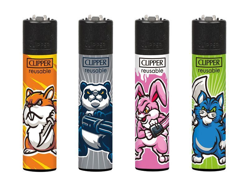 Купить Зажигалка Clipper MAD ANIMALS 2 00094 в интернет магазине