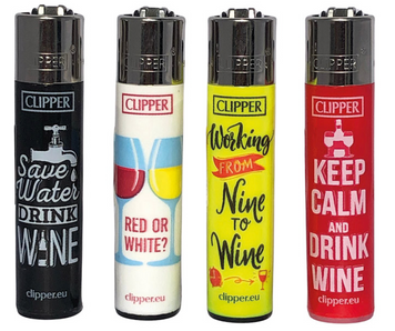 Зажигалка Clipper Wine Quotes a154 фото