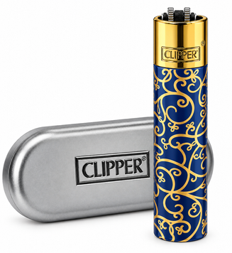 Clipper metal Blue Pattern Запальничка 2022 фото