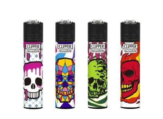 Купить Зажигалка Clipper MARKED SKULLS 2 a155 в интернет магазине