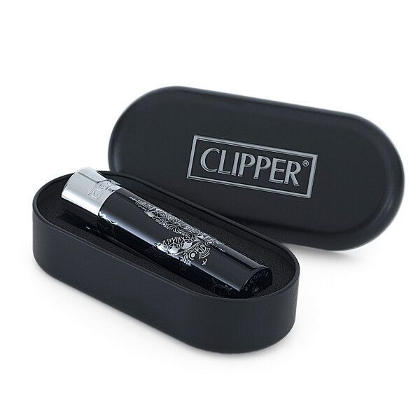 Clipper metal yantra weed Silver Зажигалка  01234567 фото