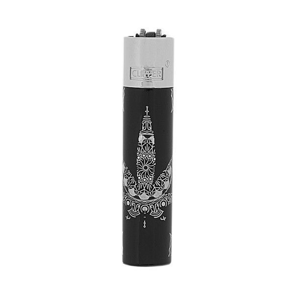 Clipper metal yantra weed Silver Зажигалка  01234567 фото
