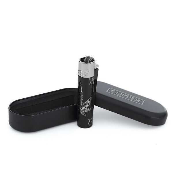 Clipper metal yantra weed Silver Зажигалка  01234567 фото