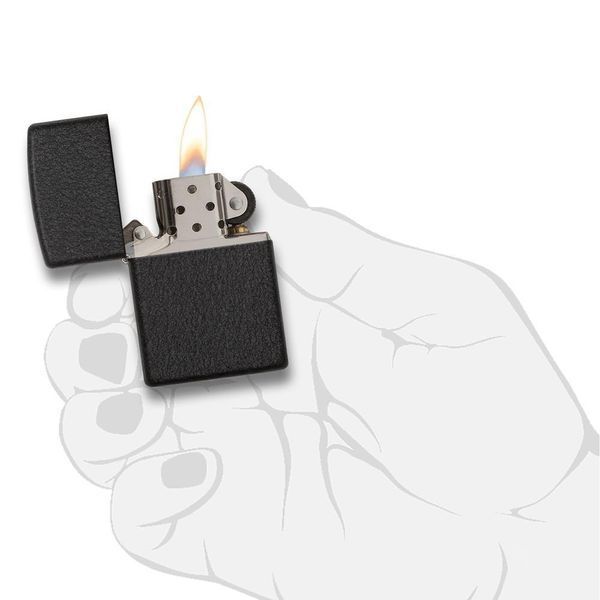 Зажигалка  Zippo 236 Black Crackle  236 фото