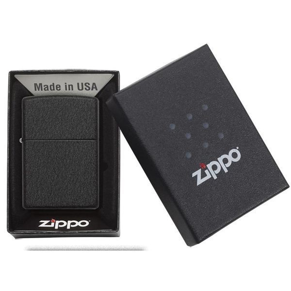 Зажигалка  Zippo 236 Black Crackle  236 фото