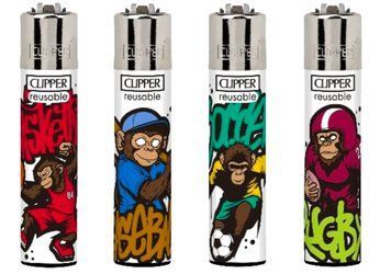 Зажигалка Clipper Olympian Monkeys 1 00115 фото