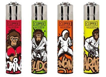 Зажигалка Clipper Olympian Monkeys 2 a116 фото