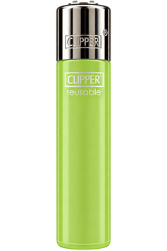 Clipper Transparent Classic Зелена прозора Запальничка b4 фото