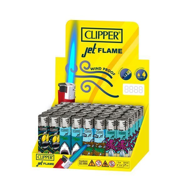 Зажигалка Clipper jet deep weed j10 фото