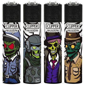Зажигалка Clipper Zombie Force a161 фото