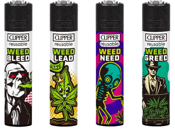 Запальничка Clipper Weed rhymy  a172 фото