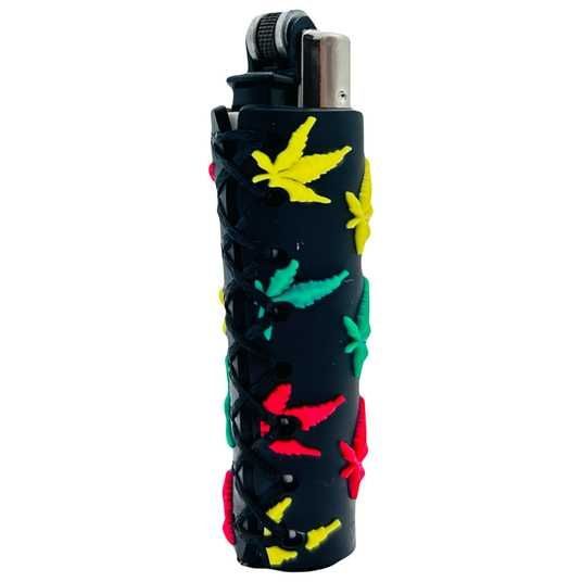Купить Зажигалка Clipper cover Weed colors c213 в интернет