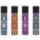 Зажигалка Clipper Psychedelic Leaf  a91 фото