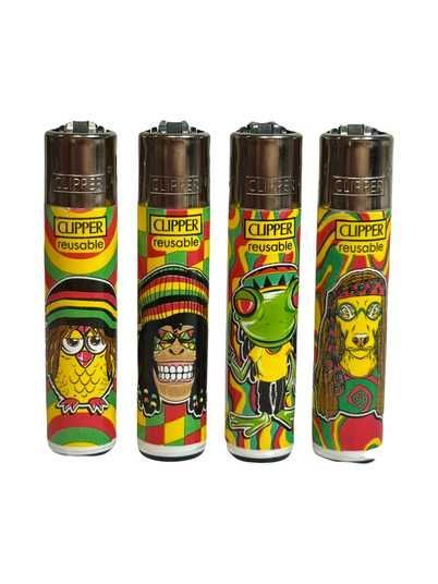 Купить Зажигалка Clipper Classic Rasta Animals D 000824 в интернет