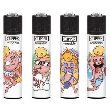 Запальничка Clipper classic Funny Cupid  a181 фото
