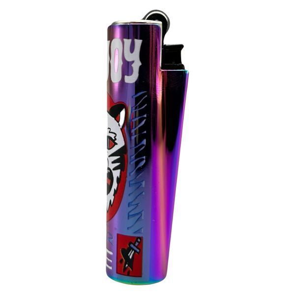Запальничка Clipper micro metal case Aggressive Animals cm11 фото