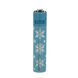 Clipper metal Winter Flakes V1 Silber Blau Зажигалка 2025 фото 2
