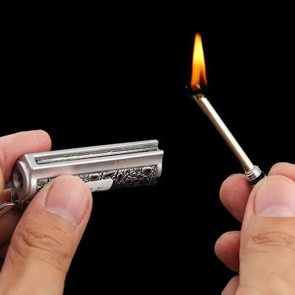 Зажигалка honest вечная спичка бензиновая коричневая 2294676776 фото