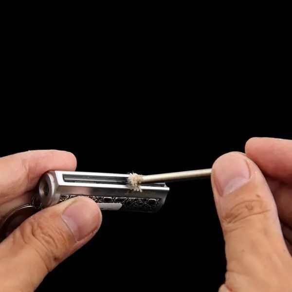 Зажигалка honest вечная спичка бензиновая коричневая 2294676776 фото