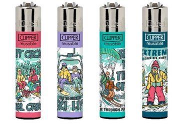 Зажигалка Clipper winter plans 3 a168 фото